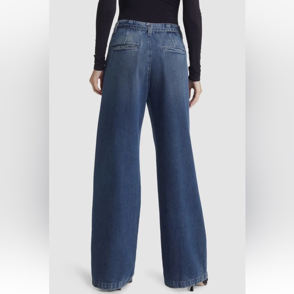 AG Los Angeles Wide Leg High Rise Denim Jeans NWT - Picture 2 of 7